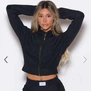 Bombshell Sportswear Cloud Full Length Jacket XS Raven